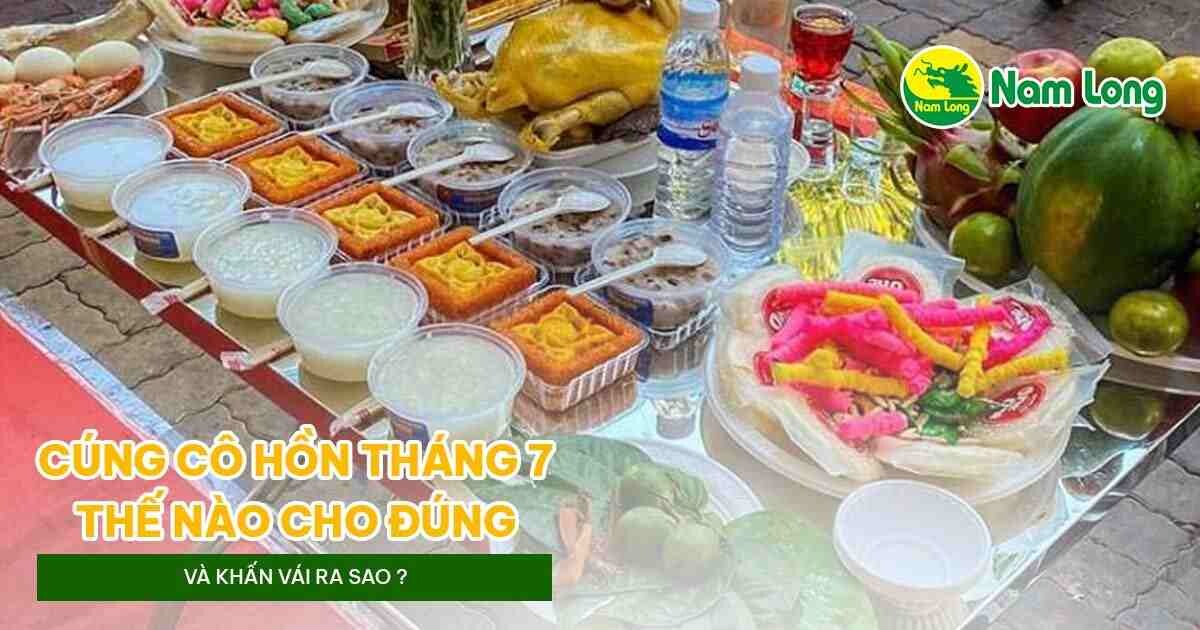 cúng cô hồn tháng 7 như thế nào